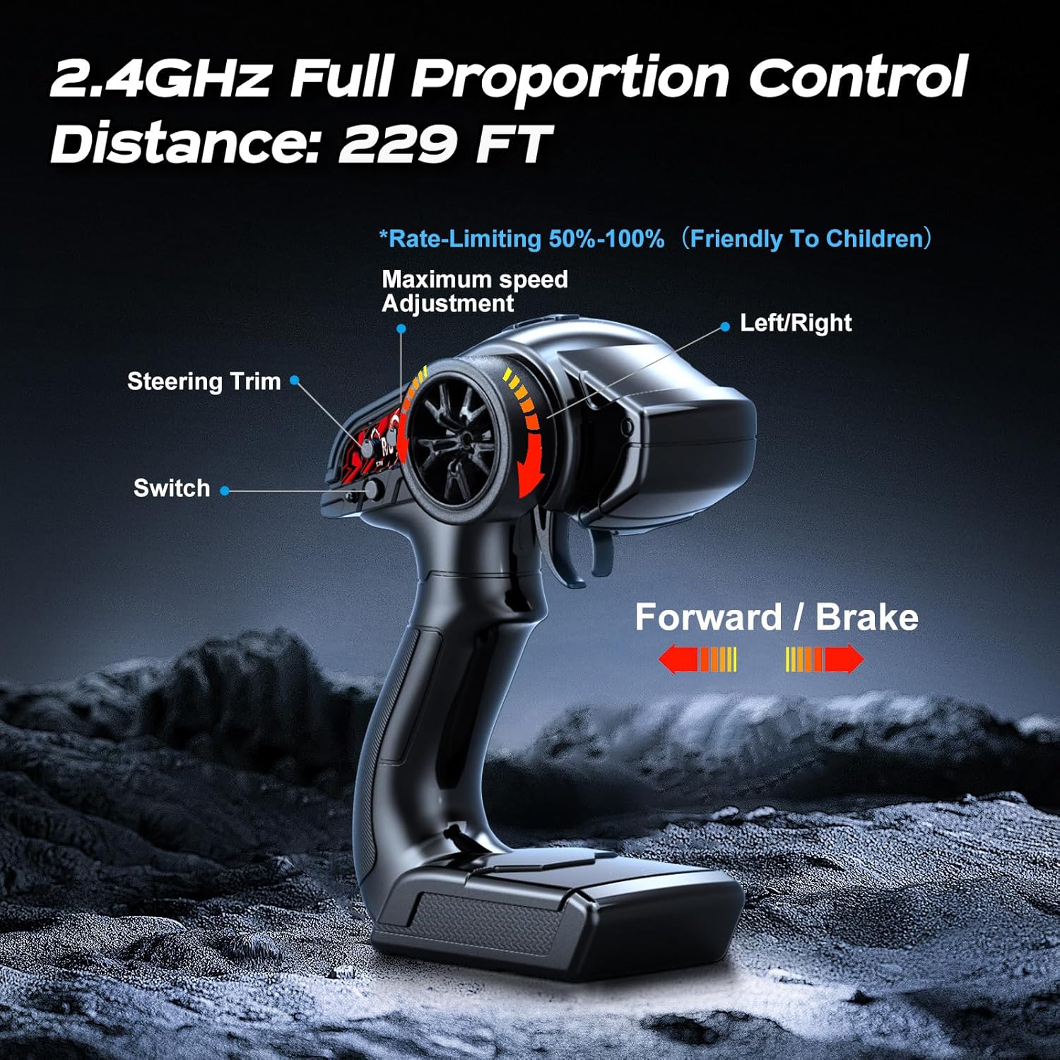1:18 RC 2.4GHz Hurricane High Speed Truck - Image 3