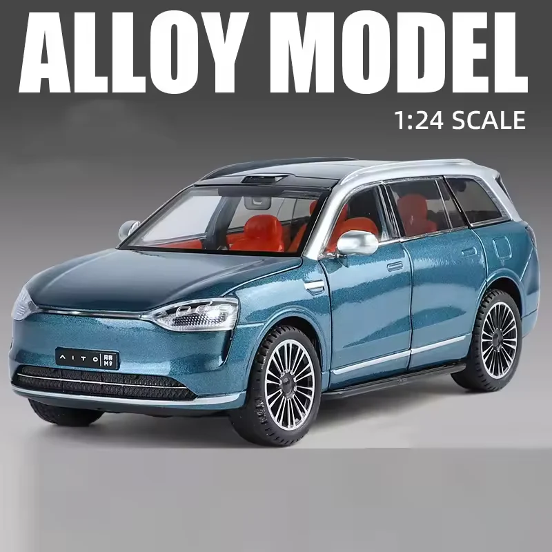 1:24 Diecast AITO M9 SUV Model Car - Image 4