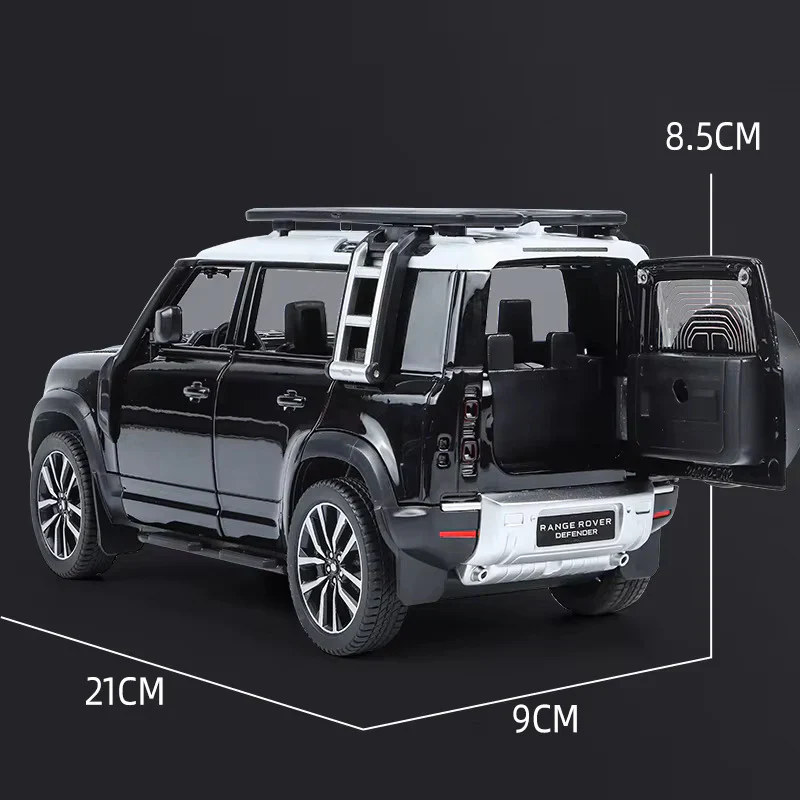 1:24 Diecast Land Rover Defender Model Car - Image 5