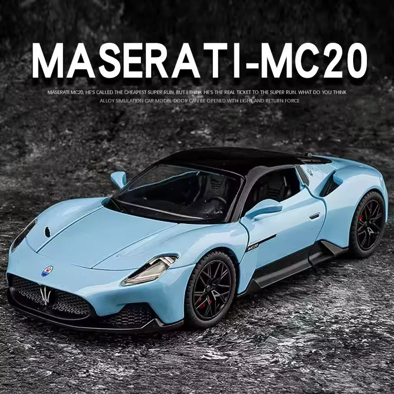 1:24 Diecast Maserati MC20 Convertible Model Car - Image 9