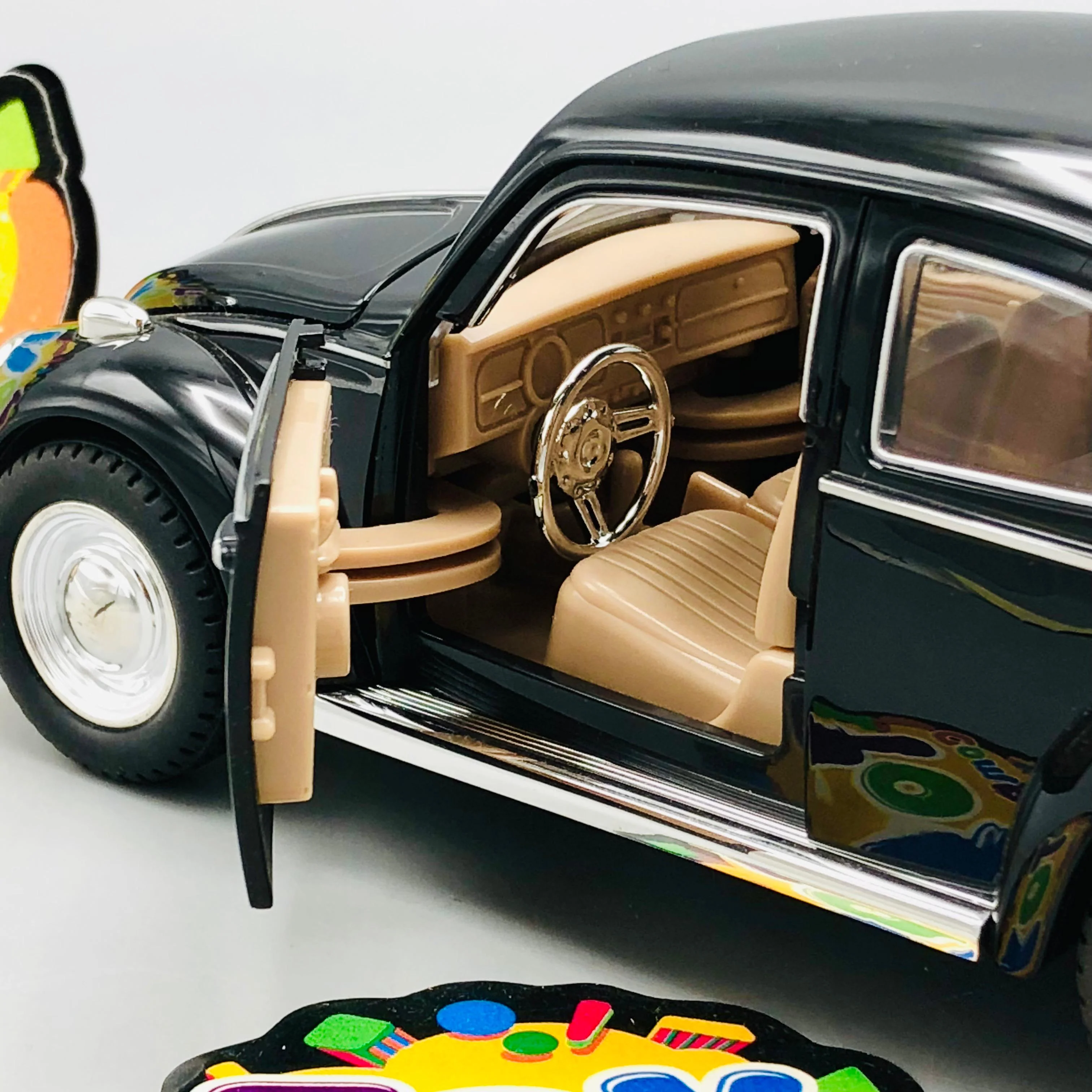 1Pc ABS Inertial Volkswagen Beetle Model - Image 10