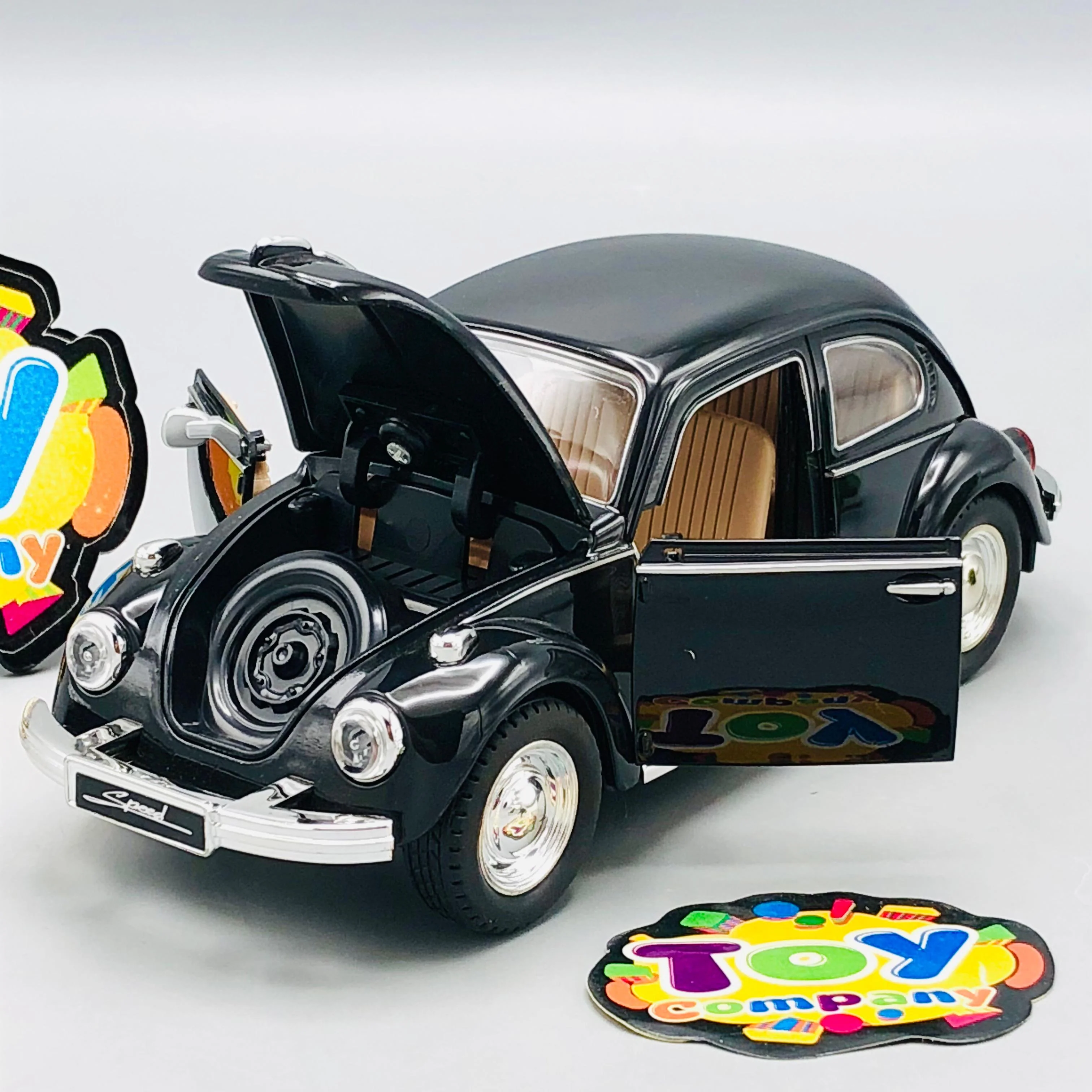 1Pc ABS Inertial Volkswagen Beetle Model - Image 8