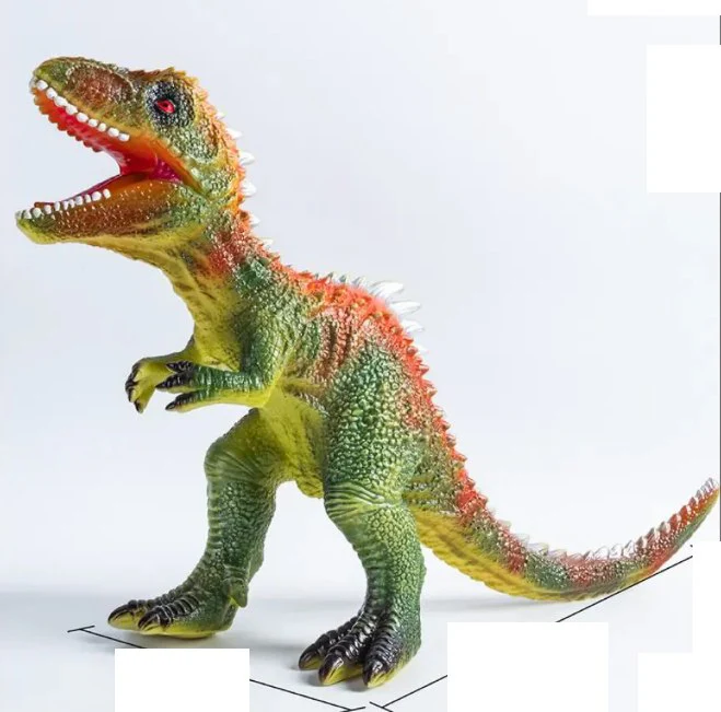 1Pc Mini Kids Rubber Dinosaur Toy With Sound - Assortment - Image 4