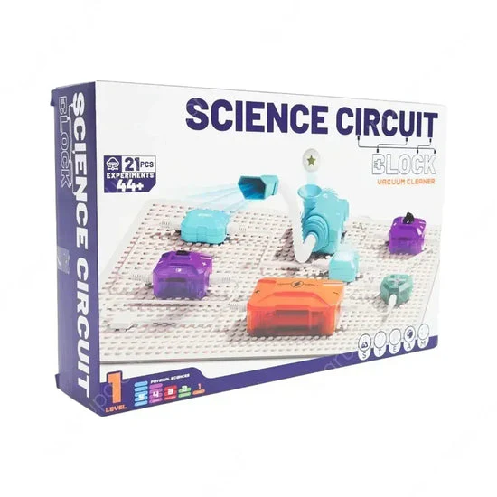 21Pcs Electric Vacuum Cleaner Science Circuit Block - Image 3