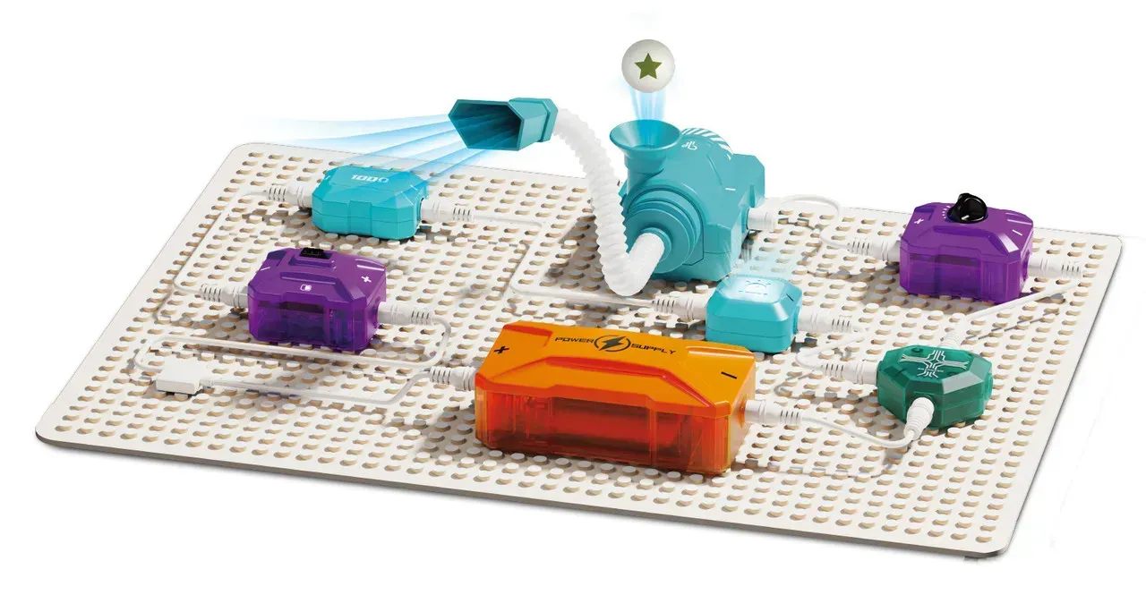 21Pcs Electric Vacuum Cleaner Science Circuit Block - Image 5