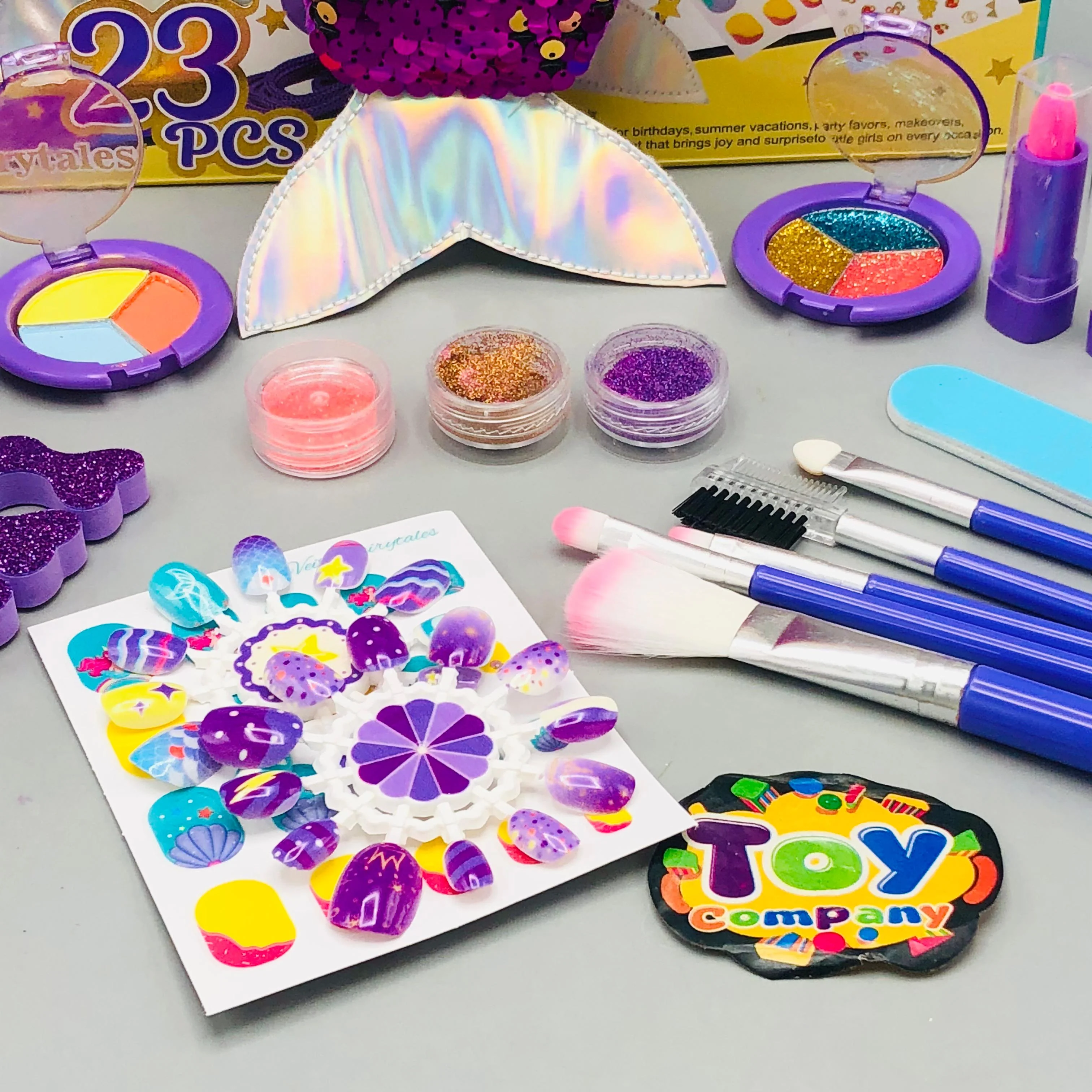 23Pcs Realistic Fairy Makeup Set With Pouch - Image 3