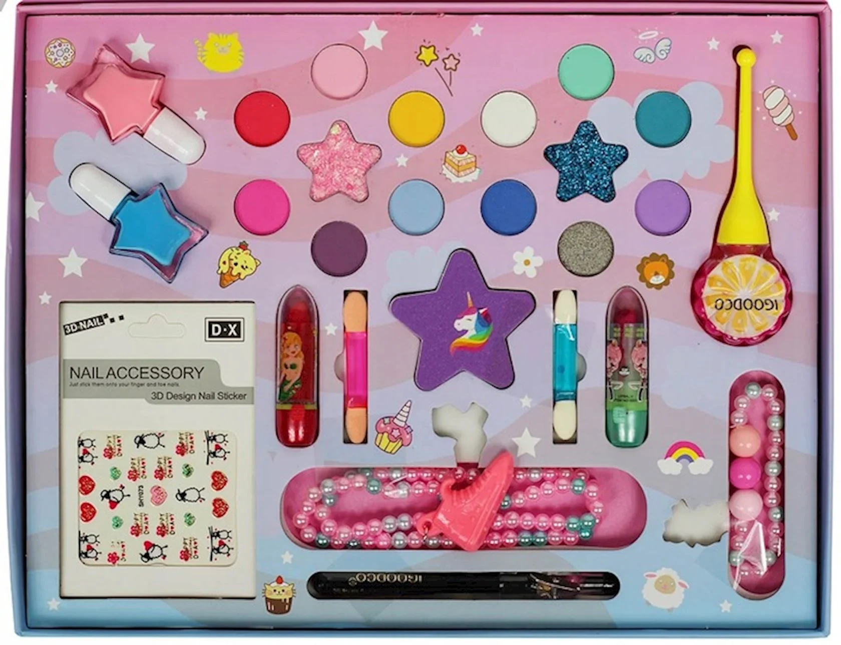 29Pcs Magical Realistic Makeup Set With Gift Bag - Image 4