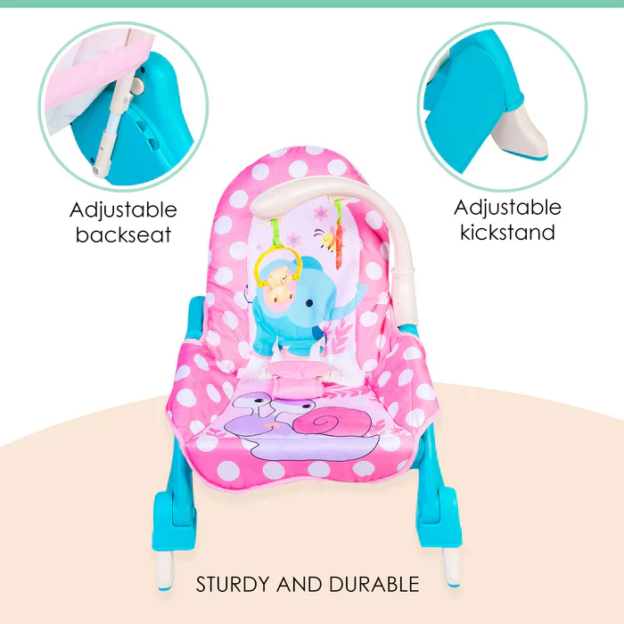 3in1 Musical Baby Rocking Chair - Without Box - Image 9