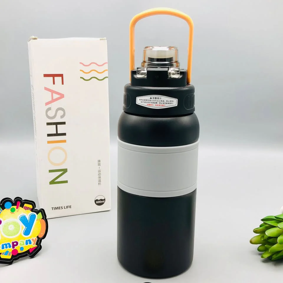 600ml Stainless Steel Sport Water Bottle - Image 6