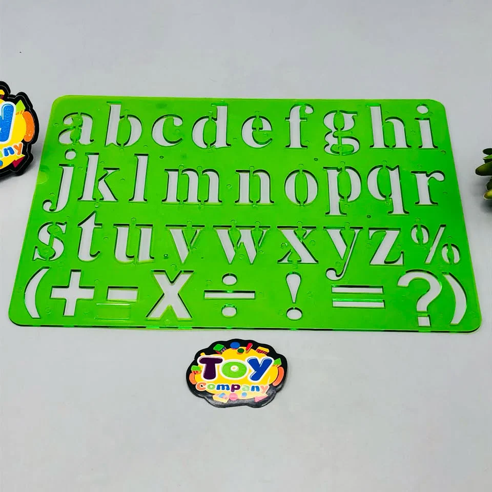 a-z Small Alphabet & Signs Stencil Set - Image 4