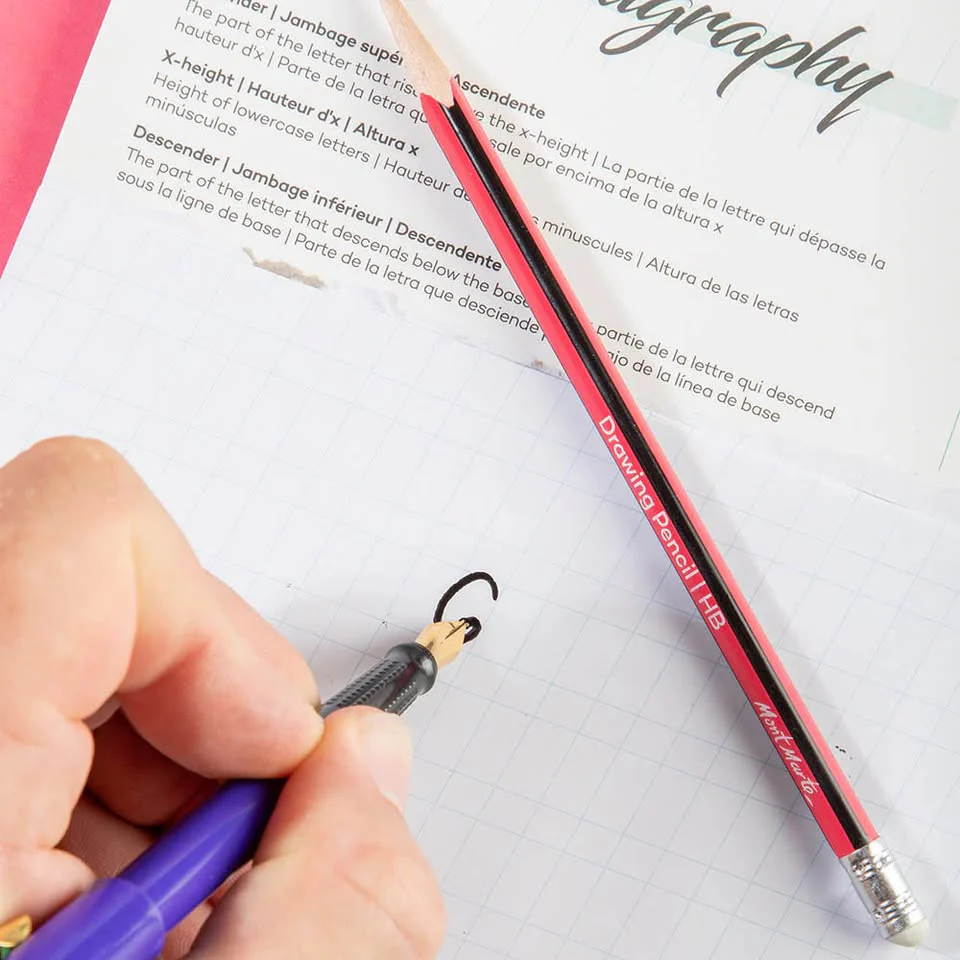 A4 Mont Marte Calligraphy Practice Pad - 50 Sheets - Image 3