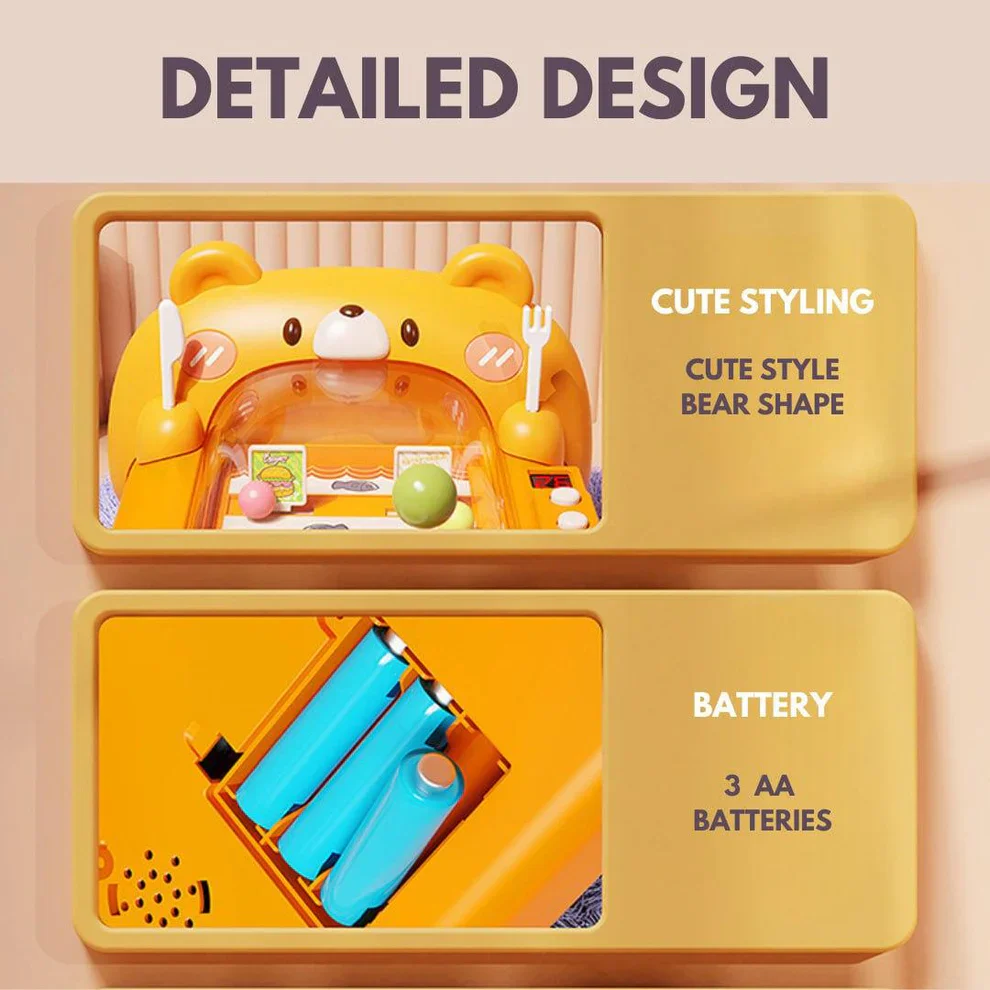 Battery Operated Bear Themed Pinball Shooting Machine - Image 3