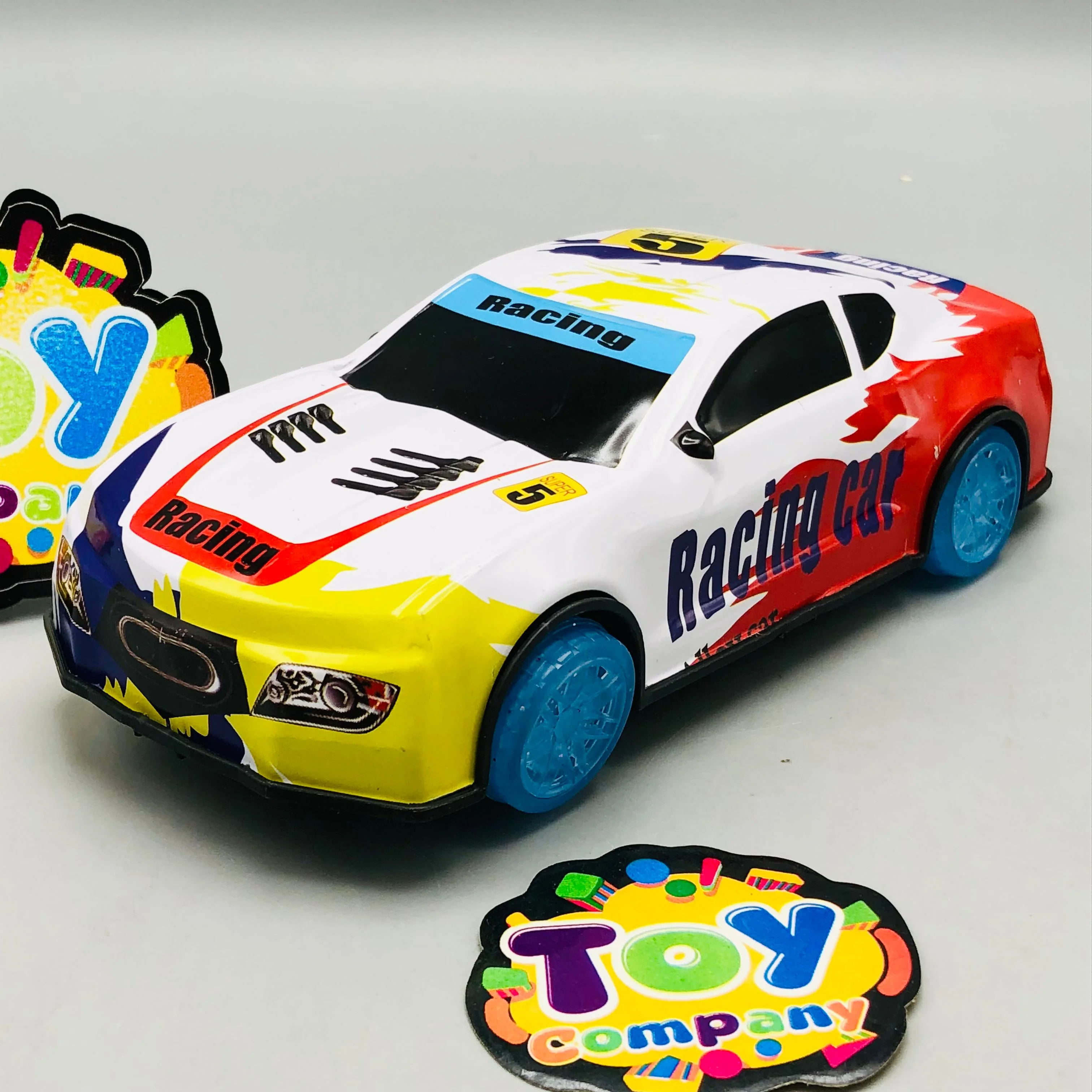 Diecast Electric Racing Car With Light & Music - 1Pc - Image 2
