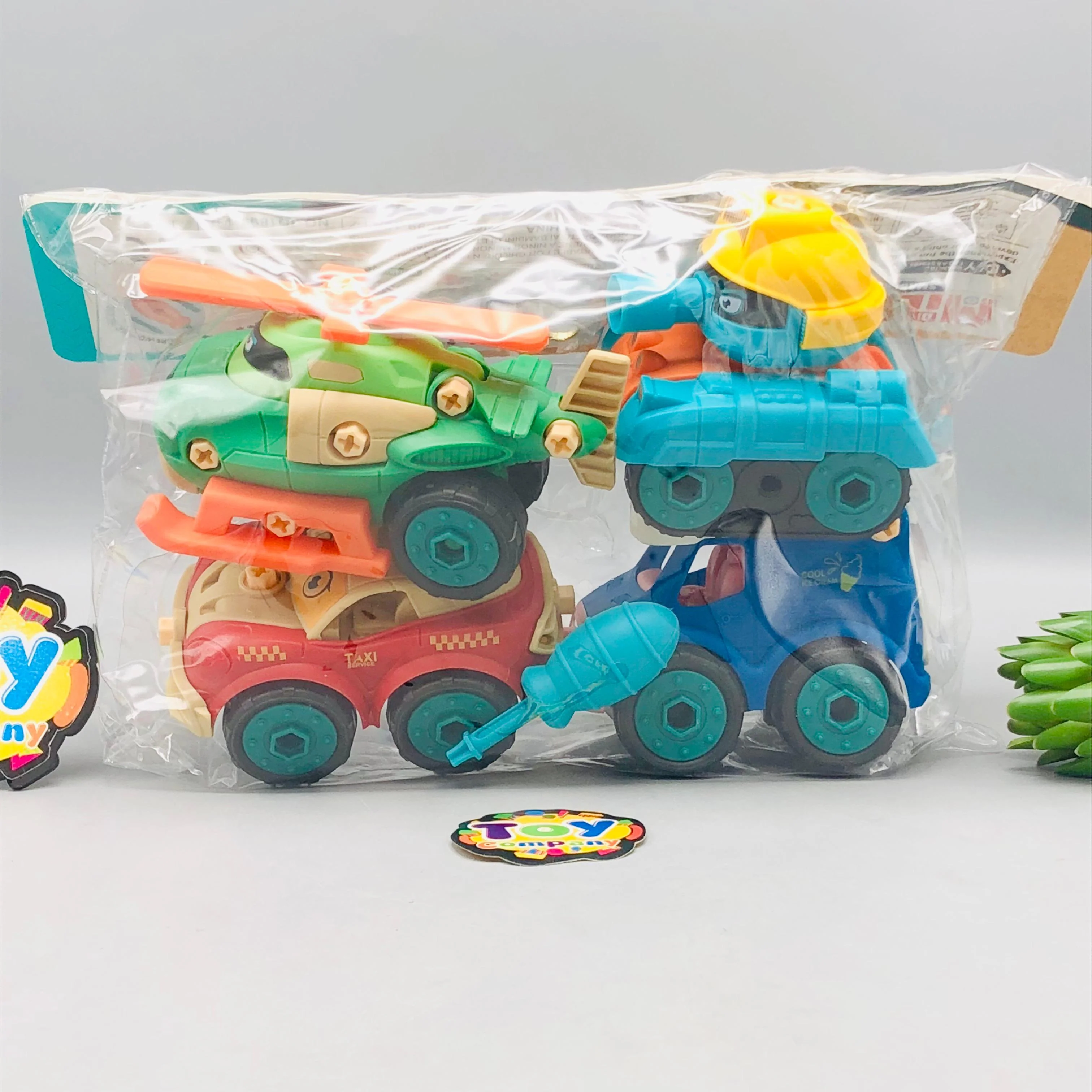 DIY 4Pcs Military Screw Vehicles - Image 12
