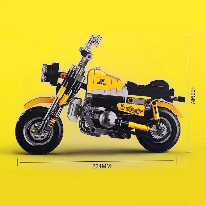 DIY Bee Scooter Model Bricks Set - 558+Pcs - Image 4