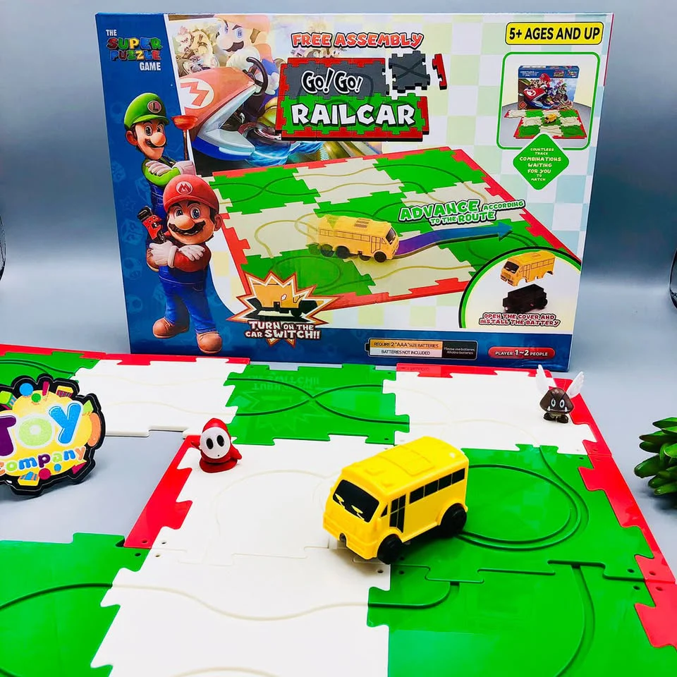DIY Super Mario Car Track Puzzle Set - Image 7