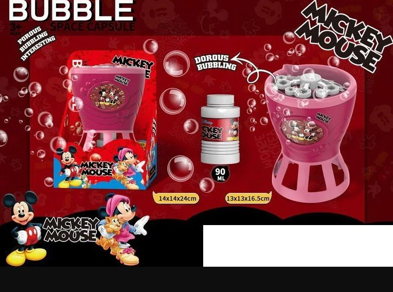 Electric Mickey Mouse Colorful Bubble Machine - Image 7