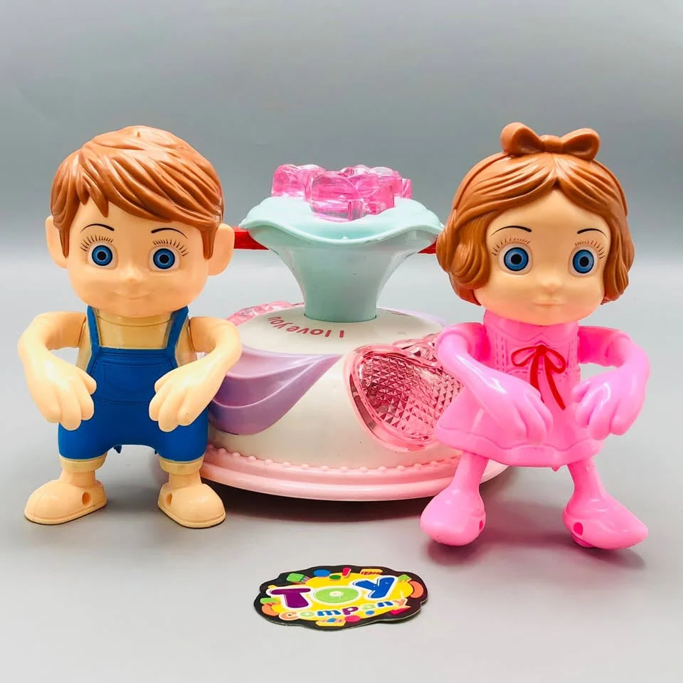 Electric Musical Fairy Tale Swing Balance Toy With Lights - Image 4