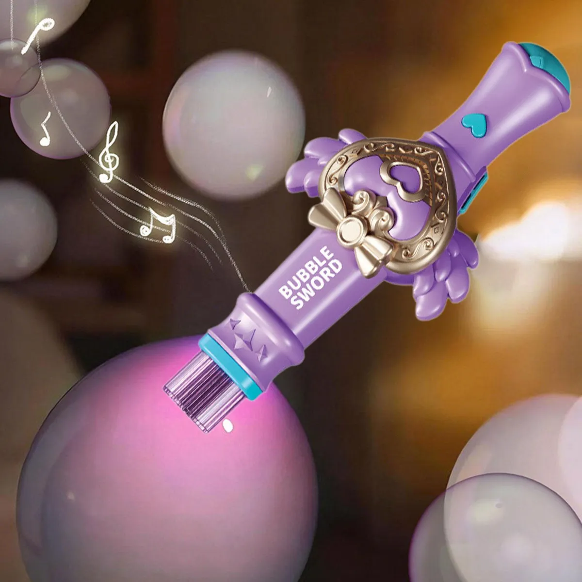 Electric Princess Wand Colorful Smoke Bubble Stick - Image 2