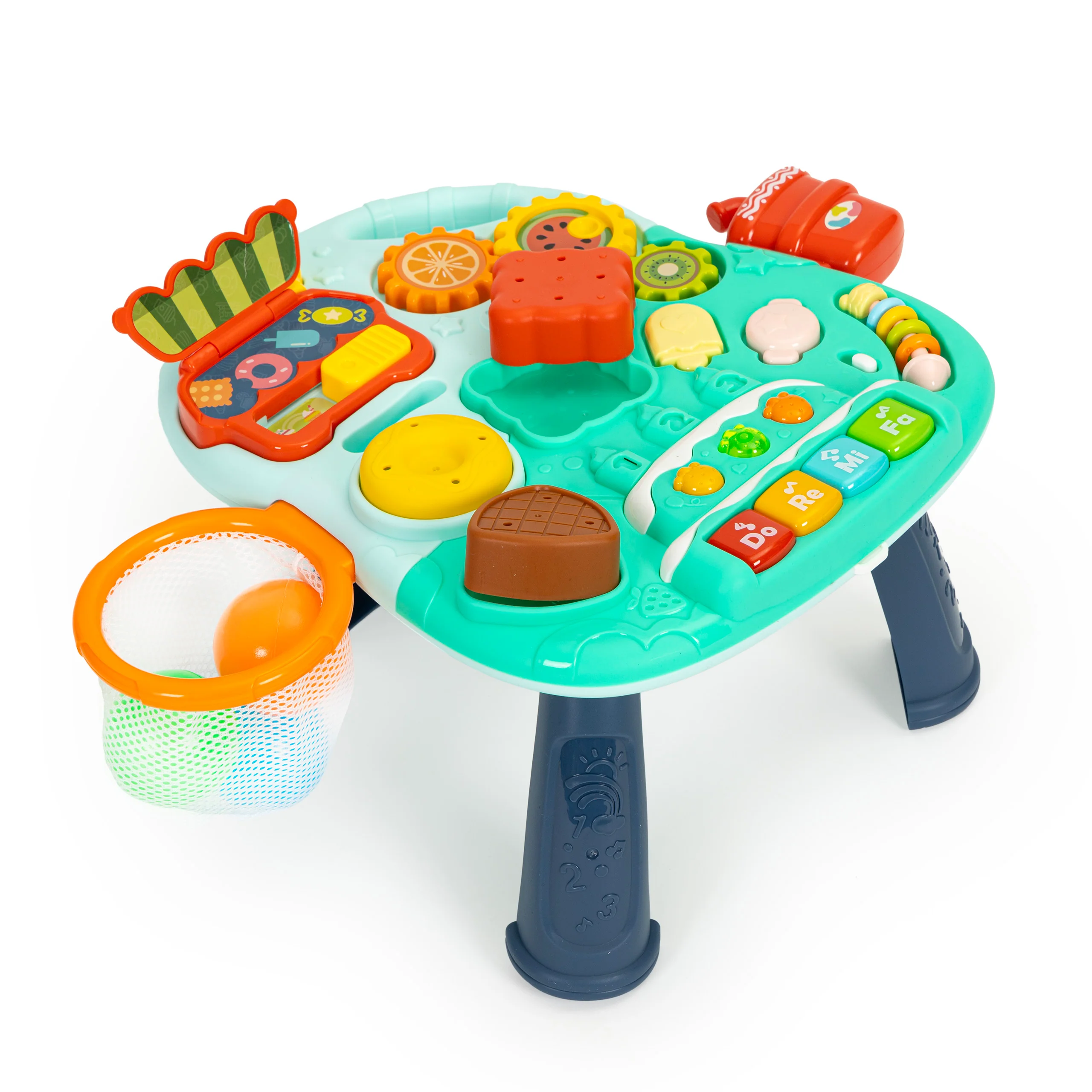 Huanger 2in1 Baby Musical Walker & Activity Table - Green - Image 11