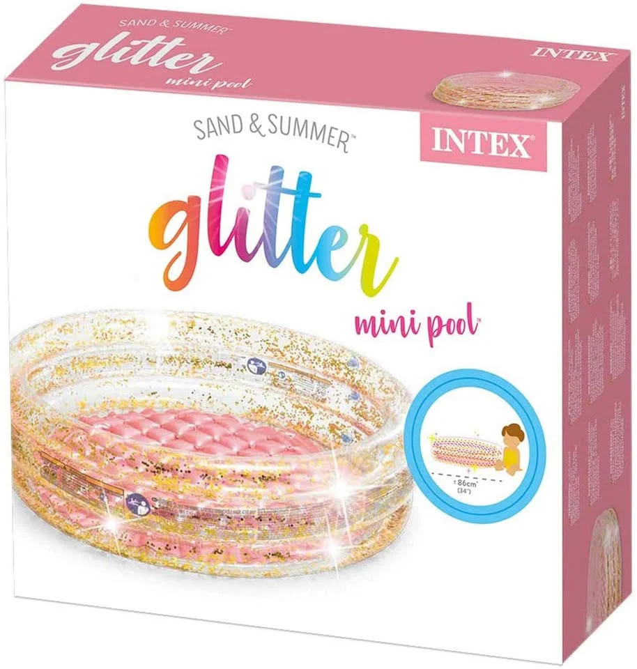 Intex Inflatable Glitter Mini Pool 86 x 86 x 25 cm - Image 3