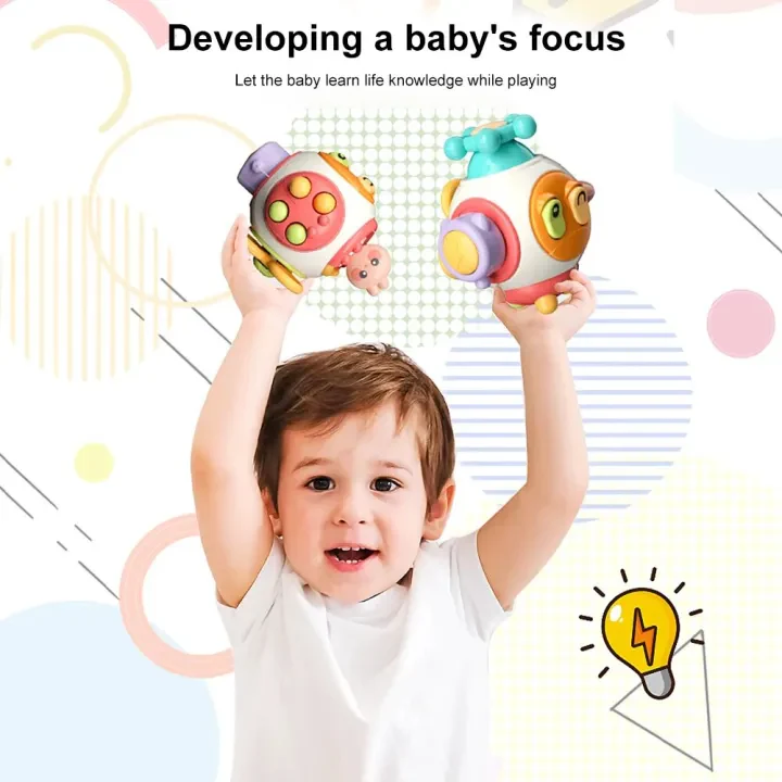 Kids Multi-functional Montessori Busy Catch Ball - Image 4