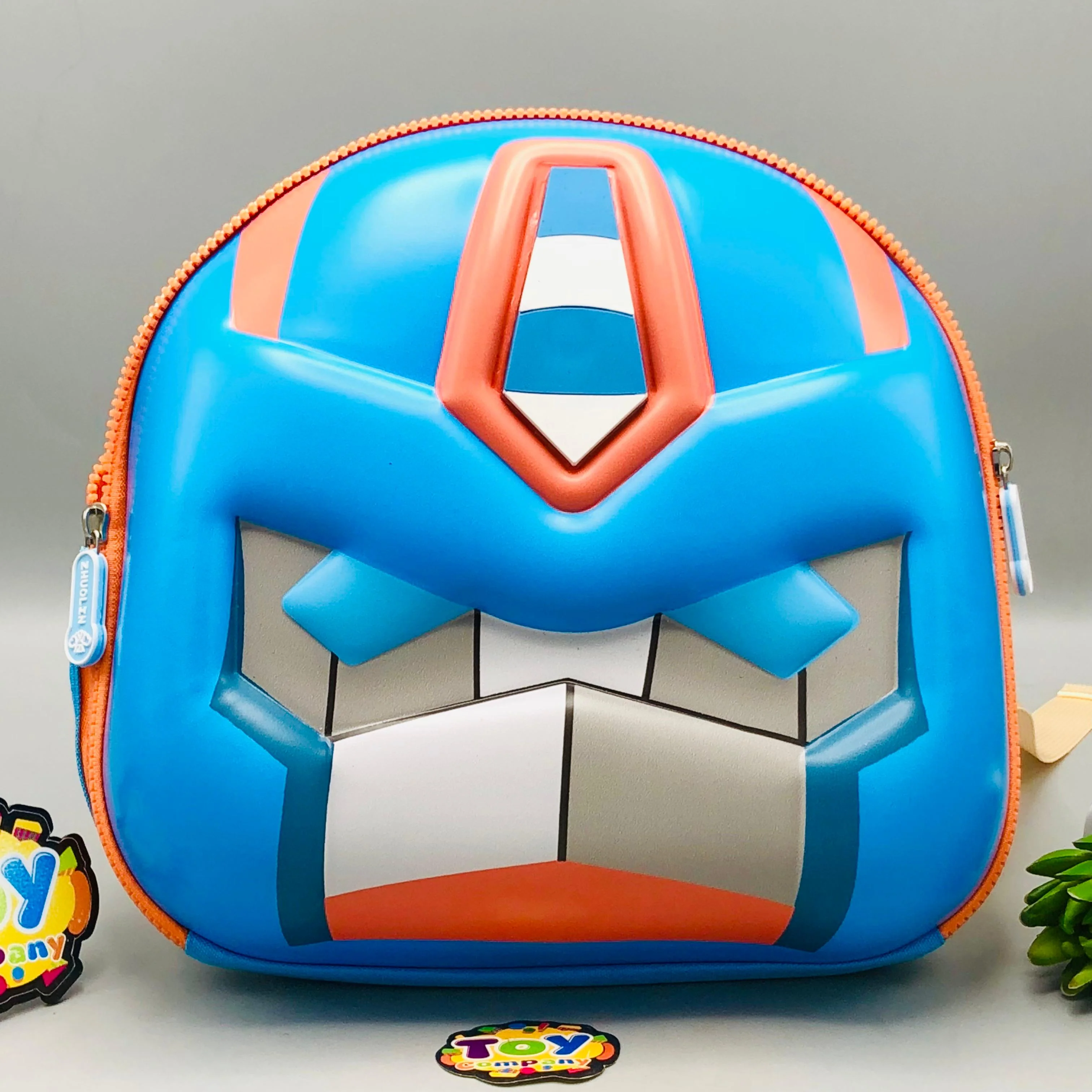 Luminous Robot 3D Shell Kids Picnic Backpack - Image 3