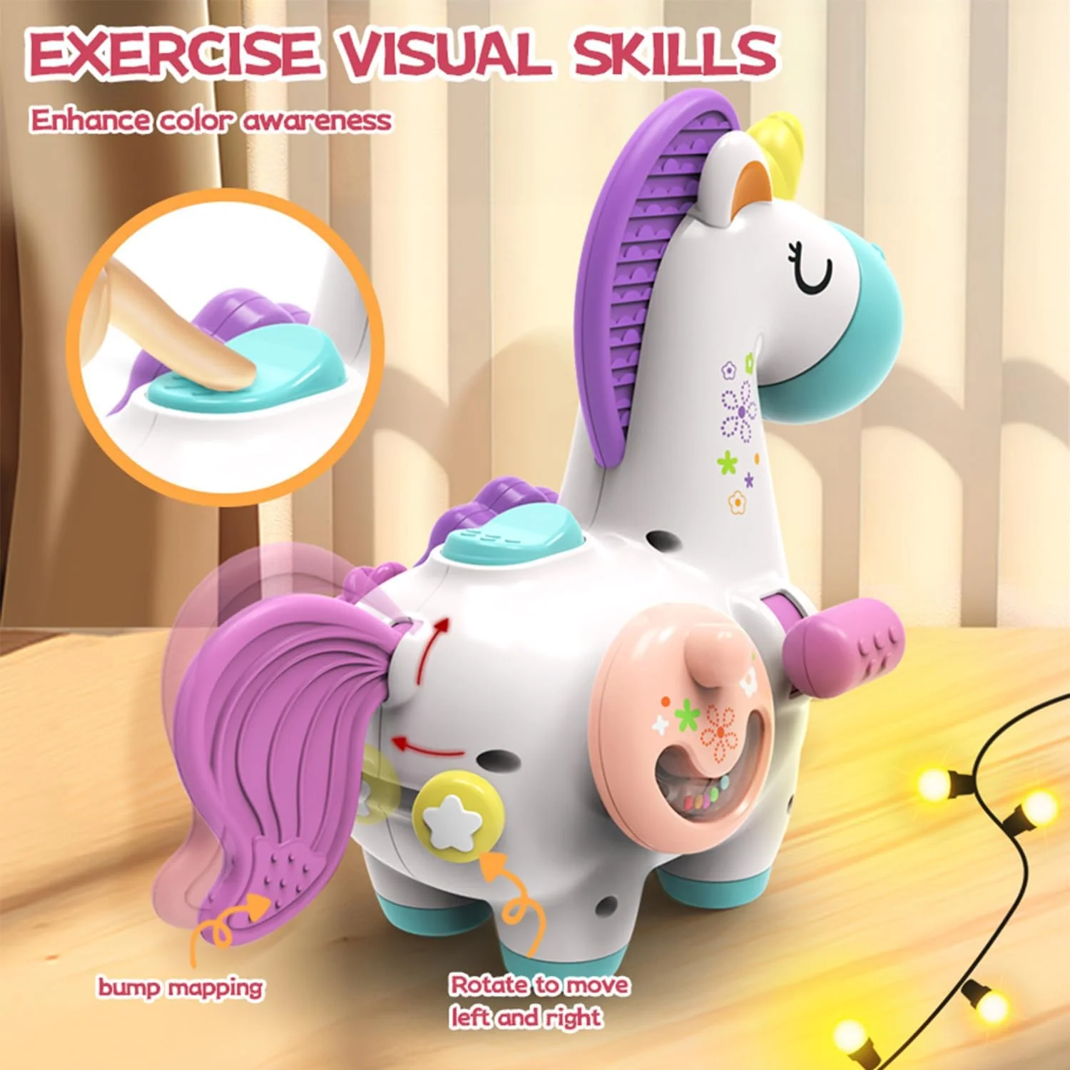 Multi-functional Montessori Mini Unicorn Sensory Toy - Image 4
