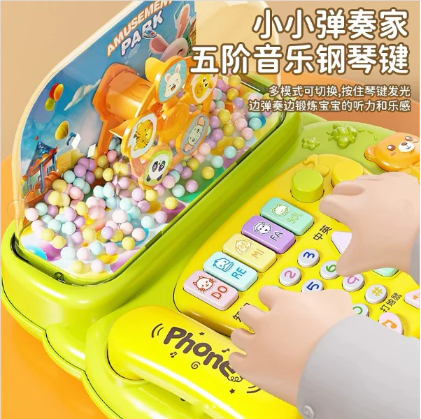 Multi-functional Toddler Musical Snowflake Telephone - Image 4