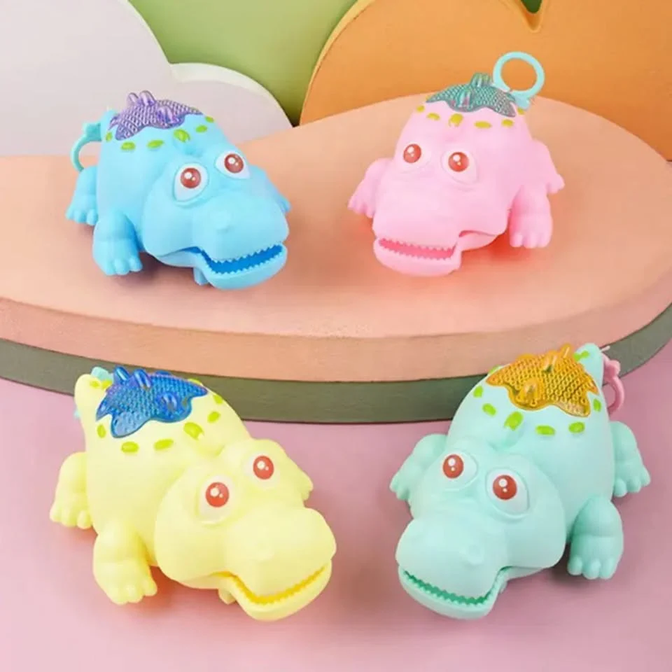 Newborn Pull Along Crocodile Light-up Toy - 1Pc - Image 8