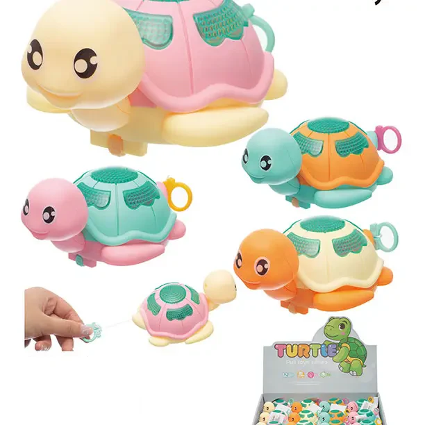 Pull Along Turtle Light-up Toy - 1Pc - Image 3