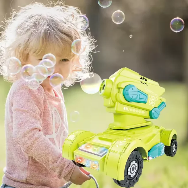 RC Tank Colorful Bubble Machine - Image 4