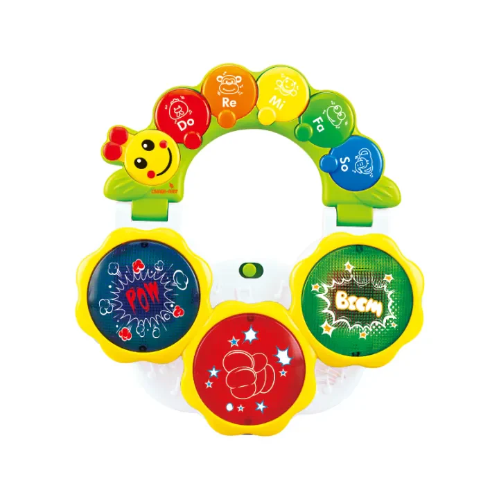 Toddlers Musical Drum With Foldable Handle & Lights - Image 5