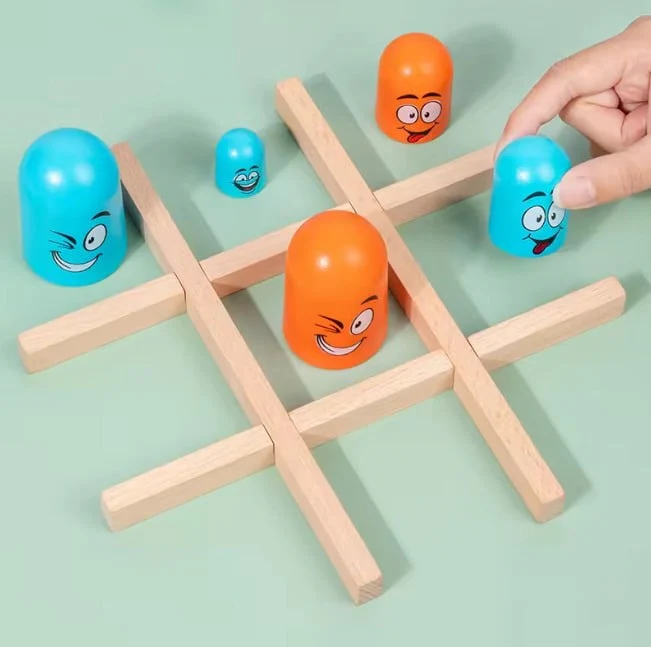 Wooden Emoji Tache Board Game - Image 3