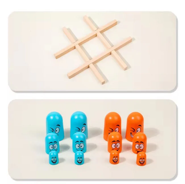 Wooden Emoji Tache Board Game - Image 8