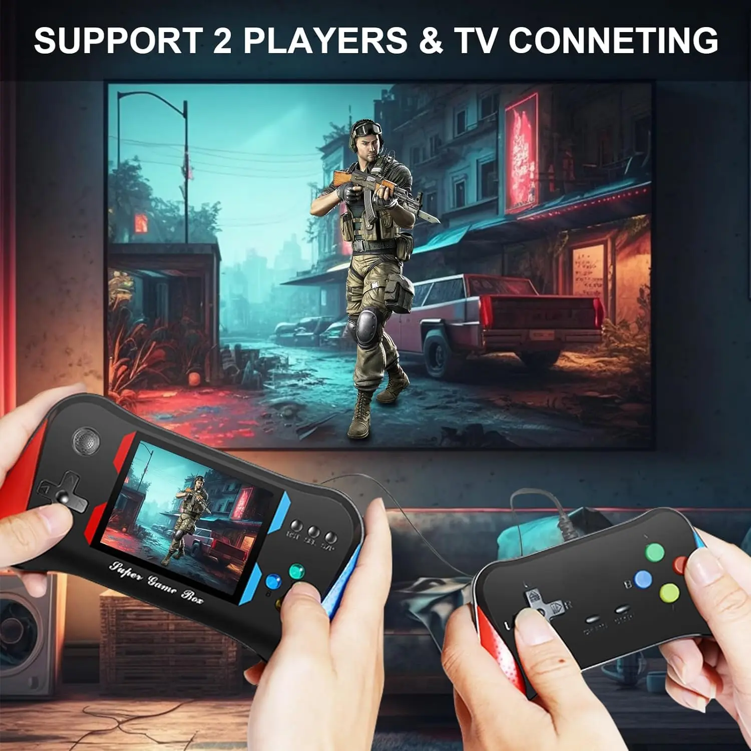 X7M Handheld Video Console Game Joystick - 500in1 - Image 4